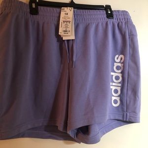 Ladies plus lightweight fleece short